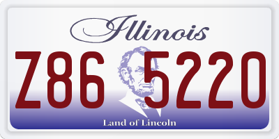 IL license plate Z865220