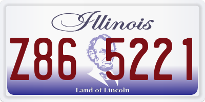 IL license plate Z865221
