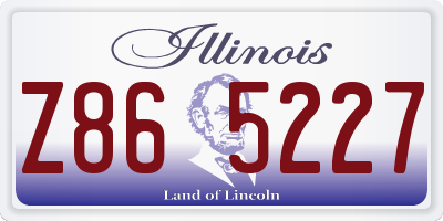 IL license plate Z865227