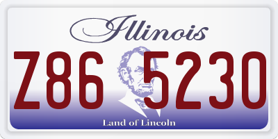 IL license plate Z865230