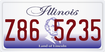 IL license plate Z865235