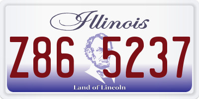 IL license plate Z865237