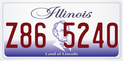IL license plate Z865240
