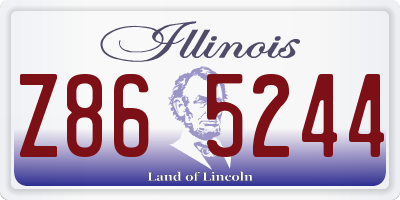 IL license plate Z865244