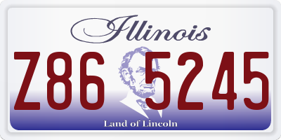 IL license plate Z865245