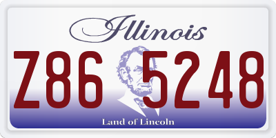 IL license plate Z865248