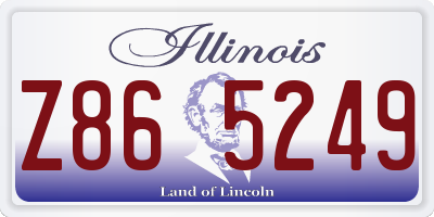 IL license plate Z865249