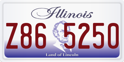 IL license plate Z865250