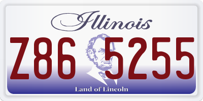 IL license plate Z865255