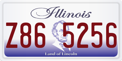 IL license plate Z865256