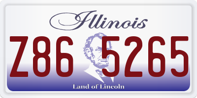 IL license plate Z865265