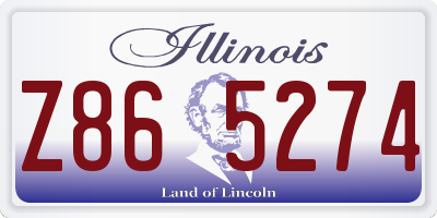 IL license plate Z865274