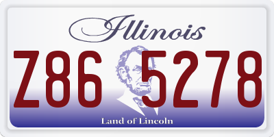 IL license plate Z865278