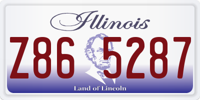 IL license plate Z865287