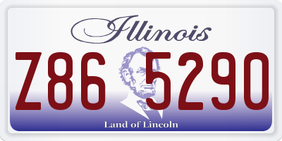 IL license plate Z865290