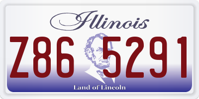 IL license plate Z865291