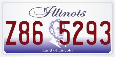 IL license plate Z865293