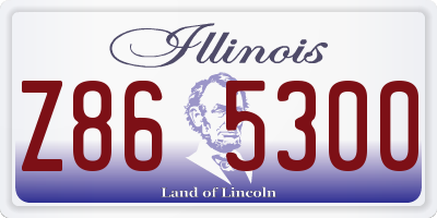 IL license plate Z865300
