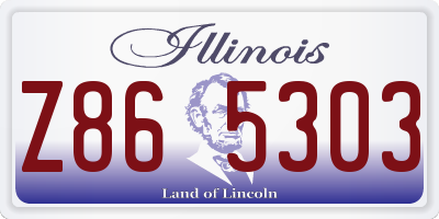IL license plate Z865303