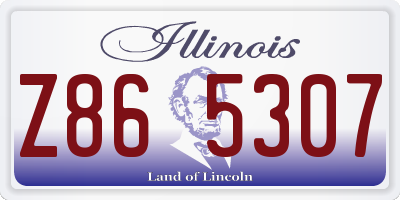 IL license plate Z865307