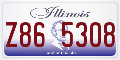 IL license plate Z865308