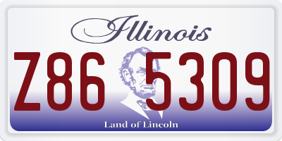 IL license plate Z865309