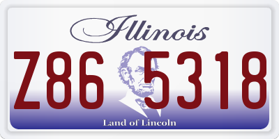IL license plate Z865318