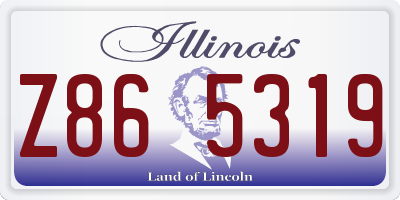 IL license plate Z865319