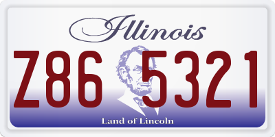 IL license plate Z865321