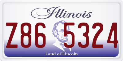 IL license plate Z865324