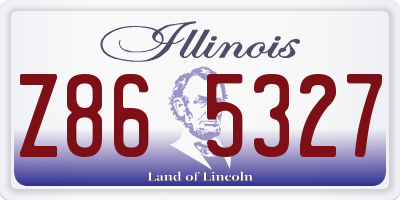 IL license plate Z865327