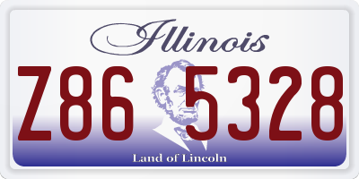 IL license plate Z865328