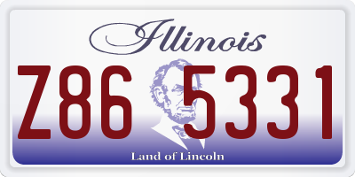 IL license plate Z865331