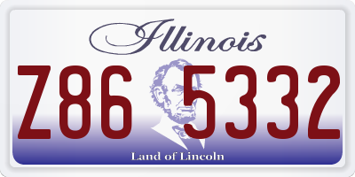 IL license plate Z865332