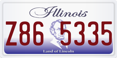 IL license plate Z865335
