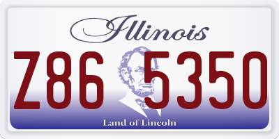 IL license plate Z865350