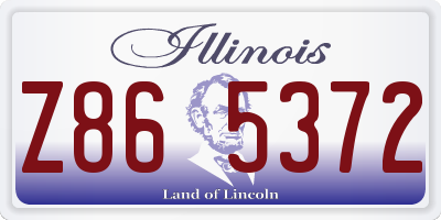 IL license plate Z865372