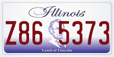 IL license plate Z865373