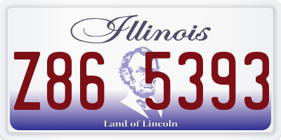 IL license plate Z865393