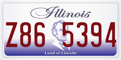 IL license plate Z865394