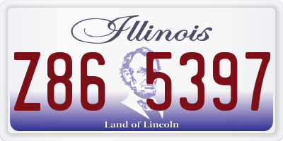 IL license plate Z865397