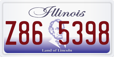 IL license plate Z865398