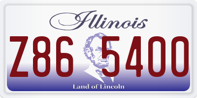IL license plate Z865400