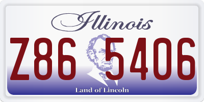 IL license plate Z865406