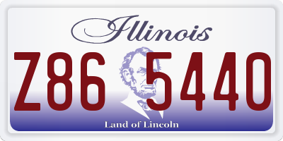 IL license plate Z865440