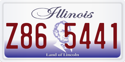 IL license plate Z865441