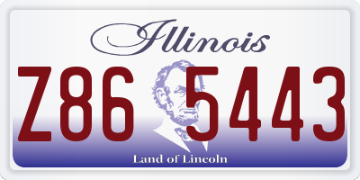 IL license plate Z865443