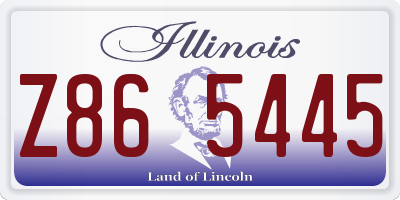 IL license plate Z865445