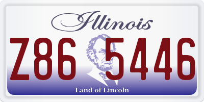 IL license plate Z865446
