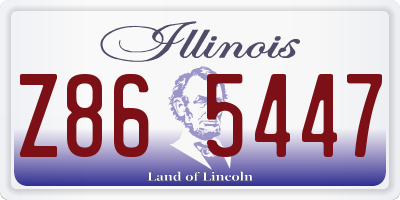 IL license plate Z865447
